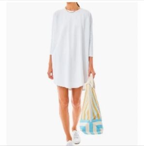 Pomander Place White Sue SweatShirt Dress M/L